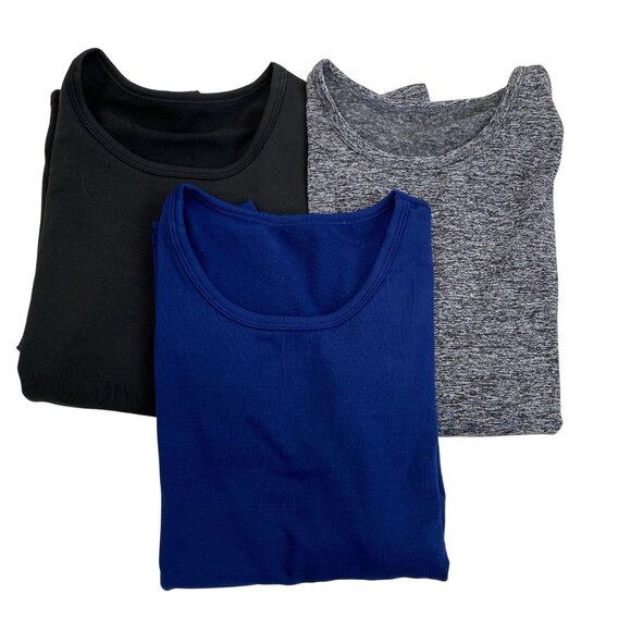 Angelina Fleece Lined Long Sleeve Tees Bundle Of 3 - Picture 1 of 10